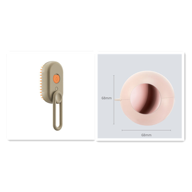 3-in-1 Electric Steam Pet Grooming Brush for Cats & Dogs